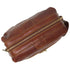Floto Italian Positano leather drop bottom dopp travel kit bag brown 4